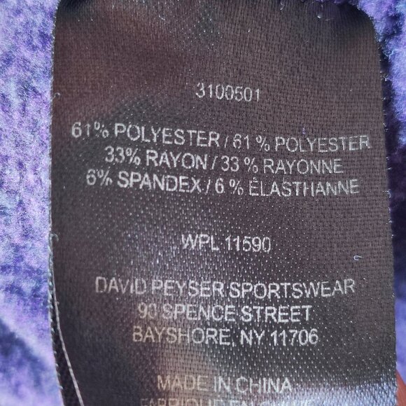 32 Degrees Heat active wear sweatshirt women's size M purple cowl neck - Picture 5 of 8